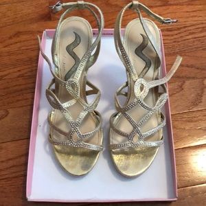 Nina Gold Heels